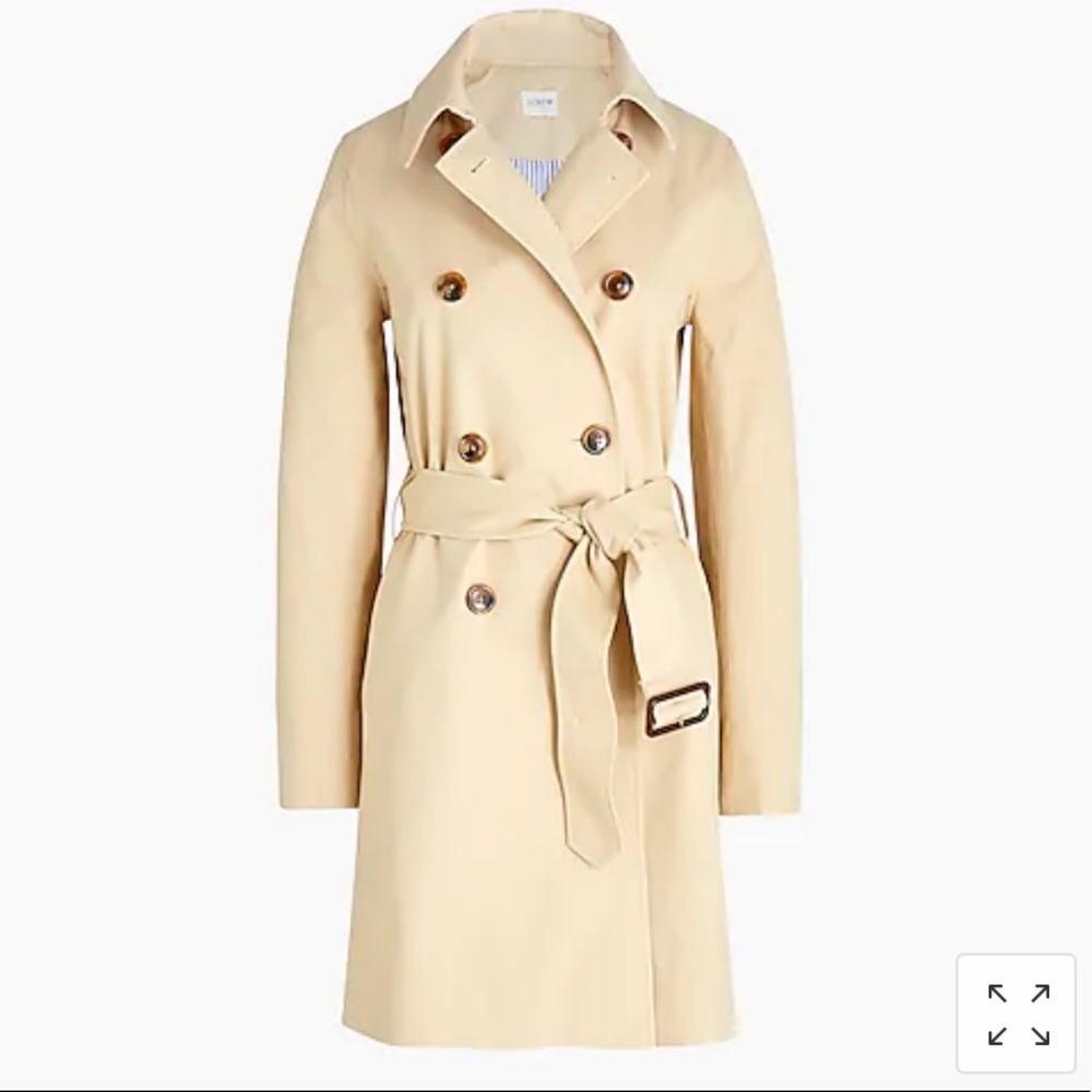 J. Crew Factory Classic trench coat, Sz 10 NWT
